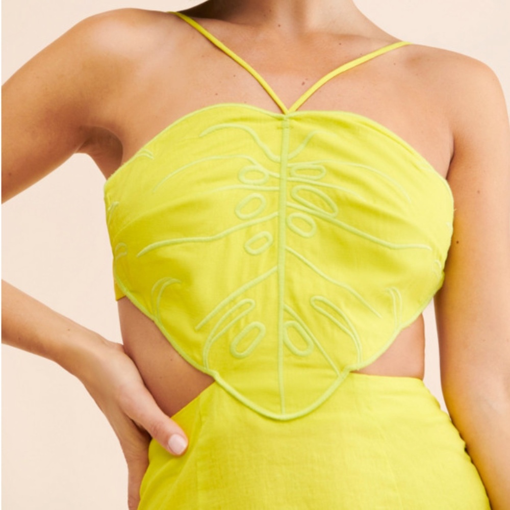FARM Rio Monstera Midi Dress | Sz M - Picture 6 of 6